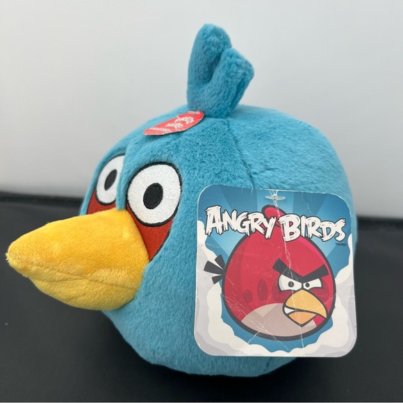 Angry Birds Blue Bird Jim Jay Plush Toy 8” No Sound 2010 Commonwealth - Picture 3 of 9